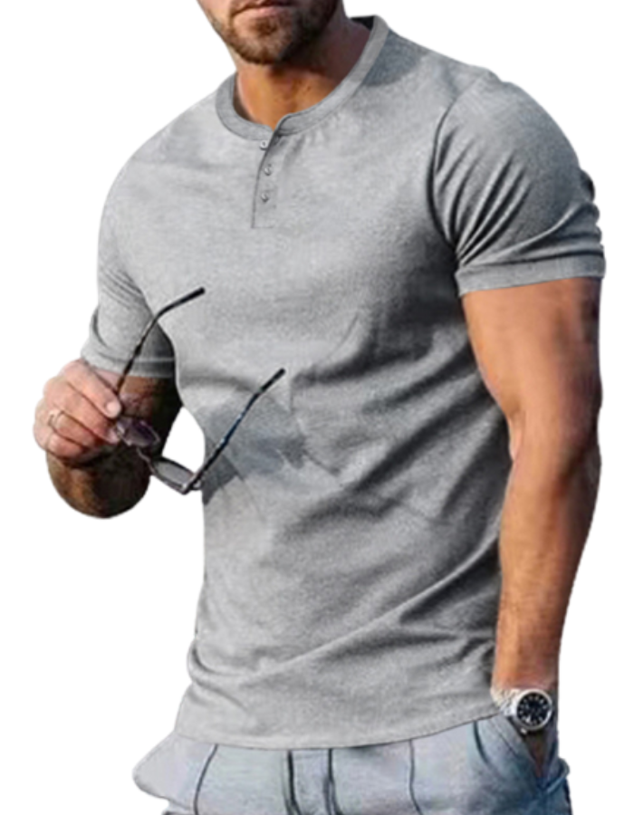 SHOPIQAT Henley T-Shirt