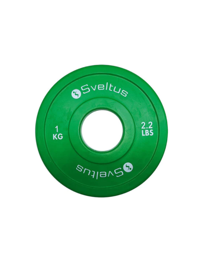 Sveltus Mini Olympic Disc - 1 Kg Pair - Premium  from shopiqat - Just $20.00! Shop now at shopiqat