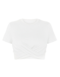 SHOPIQAT Crop Cotton T-shirt - Premium  from shopiqat - Just $3.750! Shop now at shopiqat