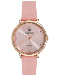 BEVERLY HILLS POLO CLUB Women's Analog Pink Dial Watch - Premium  from shopiqat - Just $24.00! Shop now at shopiqat