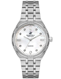 BEVERLY HILLS POLO CLUB Women's Analog White Mop Dial Watch - Premium  from shopiqat - Just $38.00! Shop now at shopiqat