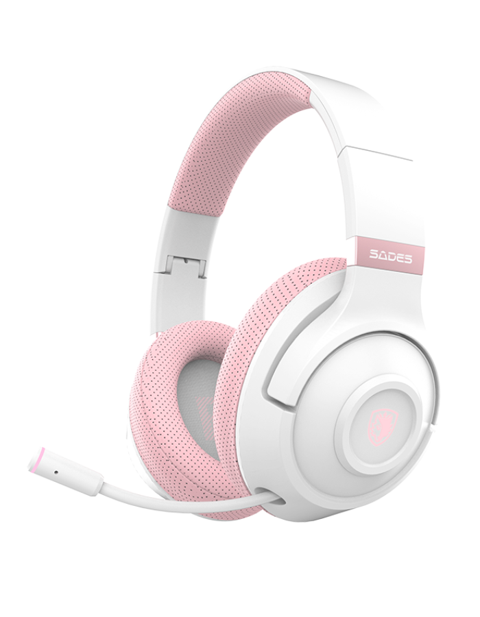 SADES WHISPER WIRELESS-BL HEADSET(SA-205) PINK