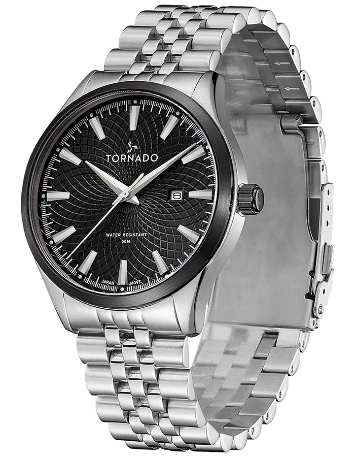 TORNADO Men's Analog Black Dial Watch - Premium  from shopiqat - Just $41.900! Shop now at shopiqat