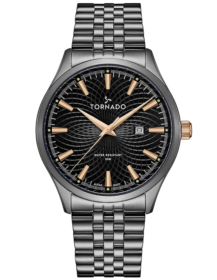 TORNADO Men's Analog Black Dial Watch - Premium  from shopiqat - Just $44.900! Shop now at shopiqat