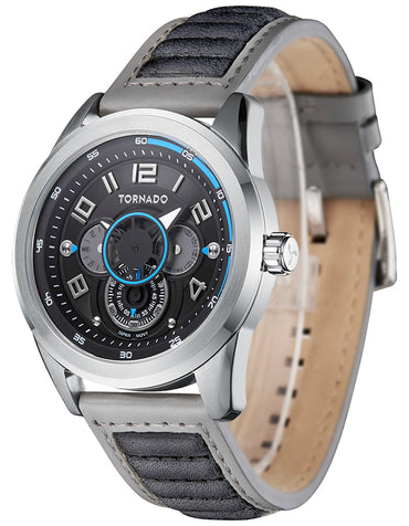 TORNADO Men's Chronograph Black Dial Watch - Premium  from shopiqat - Just $42.900! Shop now at shopiqat