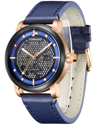 TORNADO Men's Analog Blue Dial Watch - Premium  from shopiqat - Just $55.900! Shop now at shopiqat