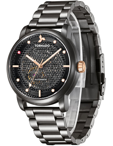 TORNADO Men's Analog Black Dial Watch - Premium  from shopiqat - Just $61.5! Shop now at shopiqat