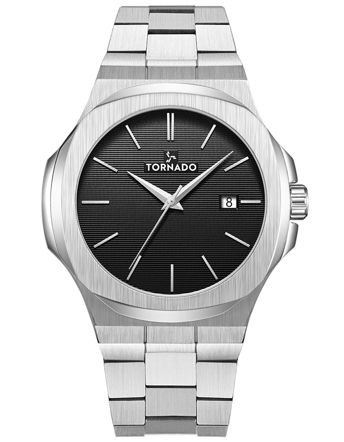 TORNADO Men's Multi-Function Black Dial Watch - Premium  from shopiqat - Just $45.900! Shop now at shopiqat