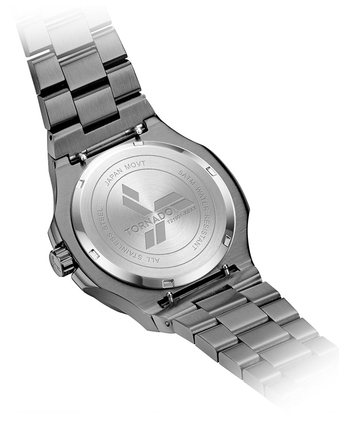 TORNADO Men's Multi-Function Grey Dial Watch - Premium  from shopiqat - Just $51.00! Shop now at shopiqat