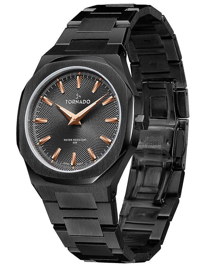 TORNADO Men's Analog Black Dial Watch - Premium  from shopiqat - Just $45.900! Shop now at shopiqat