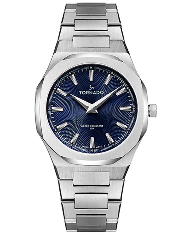 TORNADO Men's Analog Blue Dial Watch - Premium  from shopiqat - Just $43.900! Shop now at shopiqat