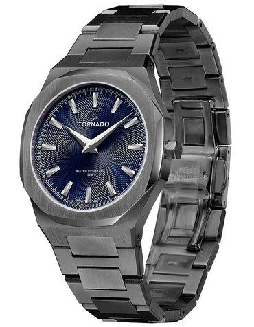 TORNADO Men's Analog Blue Dial Watch - Premium  from shopiqat - Just $45.900! Shop now at shopiqat