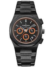 TORNADO Men's Chronograph Black Dial Watch - Premium  from shopiqat - Just $52.0! Shop now at shopiqat