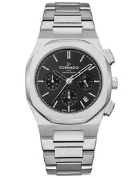 TORNADO Men's Chronograph Black Dial Watch - Premium  from shopiqat - Just $49.0! Shop now at shopiqat