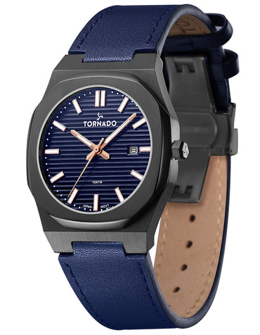 TORNADO SPECTRA Men's Analog Navy Blue Dial Watch - Premium  from shopiqat - Just $35.00! Shop now at shopiqat