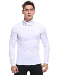 SHOPIQAT Men's New High-Neck High-Elastic Tight Sports Long-Sleeved T-Shirt - Premium  from shopiqat - Just $8.450! Shop now at shopiqat