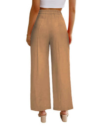 SHOPIQAt Women's Casual Wide Leg Pants High Waist Button Down Trousers With Pockets - Premium  from shopiqat - Just $7.900! Shop now at shopiqat